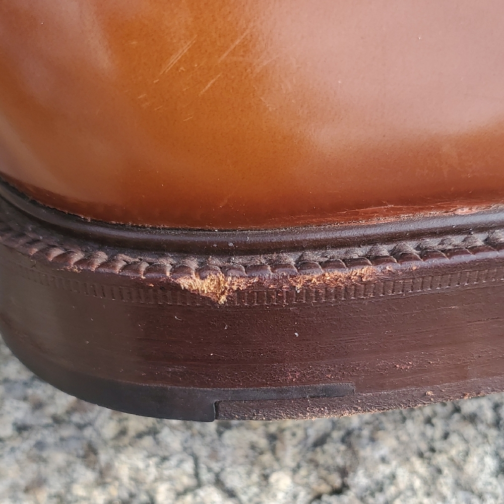 Church's Custom Grade Shannon Classic Brown Leather Derby Men's Shoes 9.5 - Picture 5 of 16